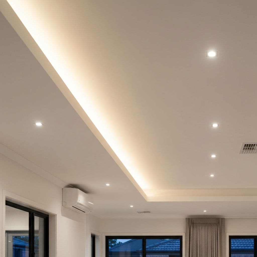 LED downlight installation